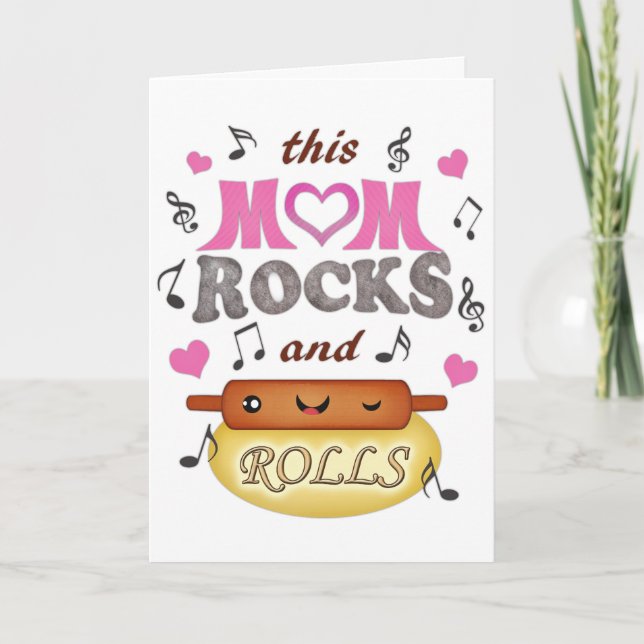 Custom Text Mom / Mother Birthday Card (Front)