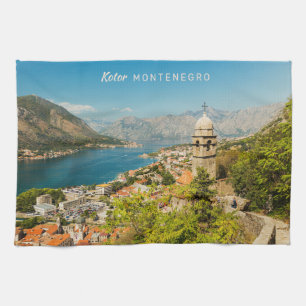 Custom Text Montenegro Kitchen Towel