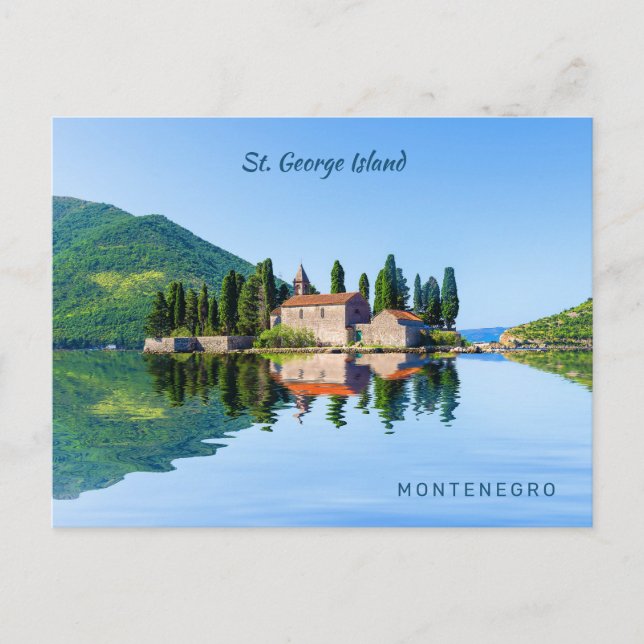 Custom Text Montenegro Postcard (Front)