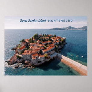 Custom Text Montenegro Poster