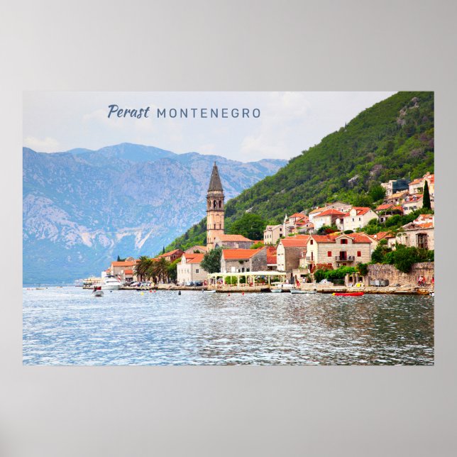 Custom Text Montenegro Poster (Front)
