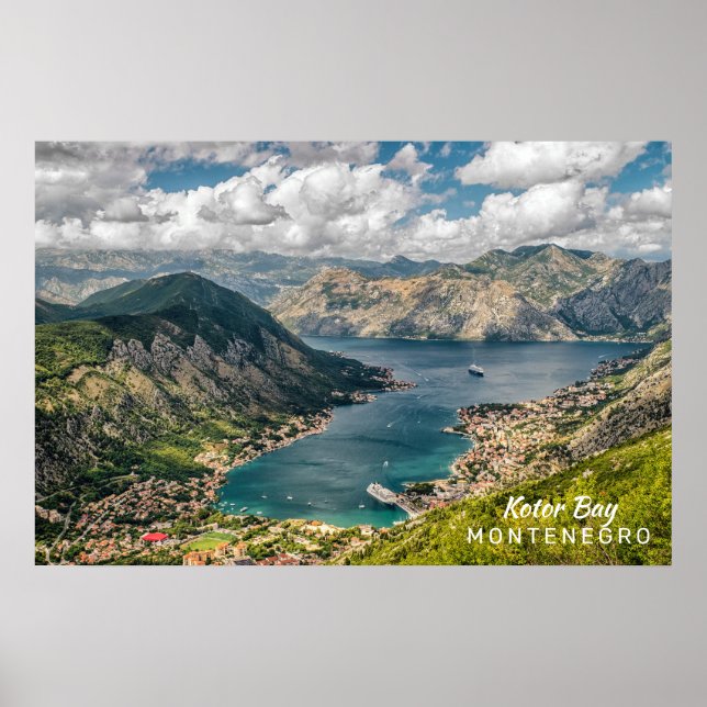 Custom Text Montenegro Poster (Front)