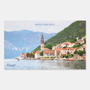 Custom Text Montenegro Sticker