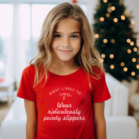 Custom Text Most Likely to Xmas Fun Mistletoe T-S