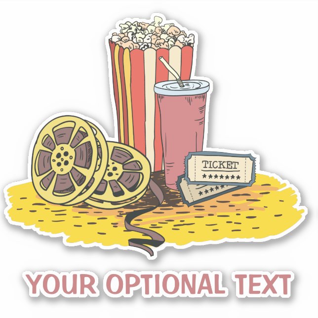 Custom text Movie Buff (Front)