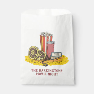 Custom text Movie Buff Favour Bag