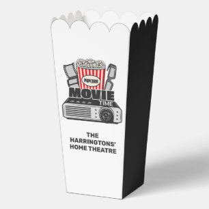 Custom Text Movie Time Favor Box