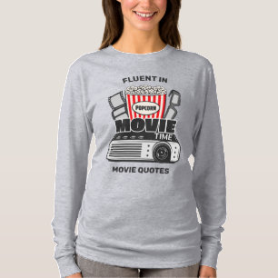 Custom Text Movie Time T-Shirt