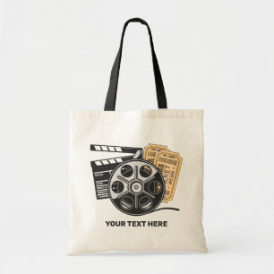 Custom Text Movie Tote Bag