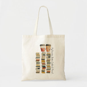 Custom Text My Priorities Books Coffee & Friend Tote Bag