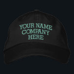 Custom Text Name Colours Hat Embroidered Cap<br><div class="desc">Easy Personalized Embroidered Cap Business Promotional Hats - Add Your Text - Name - Company / Number / Letter / Slogan - Tagline / or Website , Phone , E-mail , Social Media Handle , Address , Logo - Photo / more - Choose Your Colour / Size / Font -...</div>