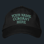 Custom Text Name Colours Hat Embroidered Cap<br><div class="desc">Easy Personalized Embroidered Cap Business Promotional Hats - Add Your Text - Name - Company / Number / Letter / Slogan - Tagline / or Website , Phone , E-mail , Social Media Handle , Address , Logo - Photo / more - Choose Your Colour / Size / Font -...</div>