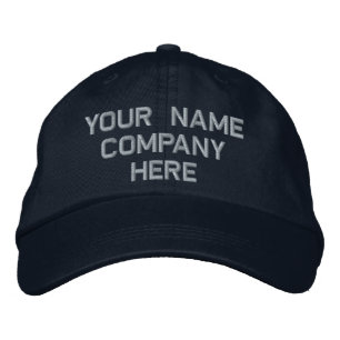 Custom Text Name Hat Embroidered Cap Your Colours