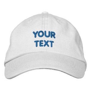 Custom Text - Name / Logo / Image - Personalized Embroidered Hat