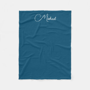 Custom Text Names Add Photo Picture Template Small Fleece Blanket