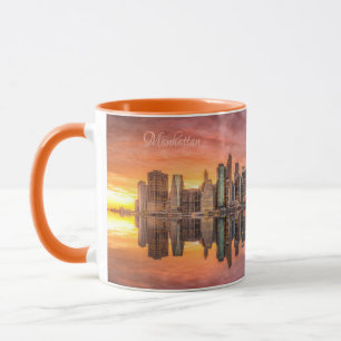 Custom Text New York City Skyline Mug