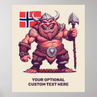 Custom Text Norwegian Troll