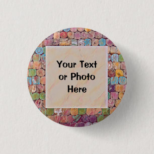 Custom Text or Photo 1 Inch Round Button