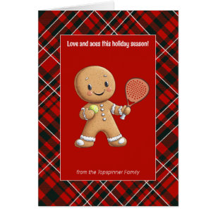 🎾🎄Custom text,  Padel Powered Christmas