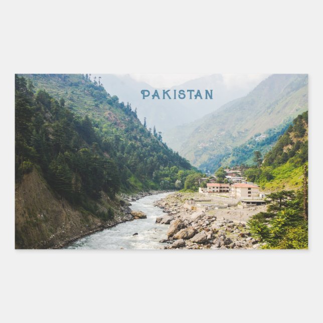 Custom Text Pakistan Sticker (Front)