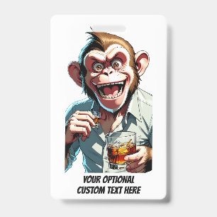 Custom Text Party Animal Badge