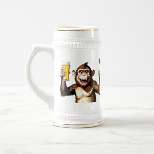 Custom Text Party Animal Beer Stein