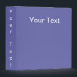 Custom Text. Periwinkle. Binder<br><div class="desc">Periwinkle binder,  which you can customise,  by adding text on the front and spine. If you would prefer no text,  then simply just delete.</div>