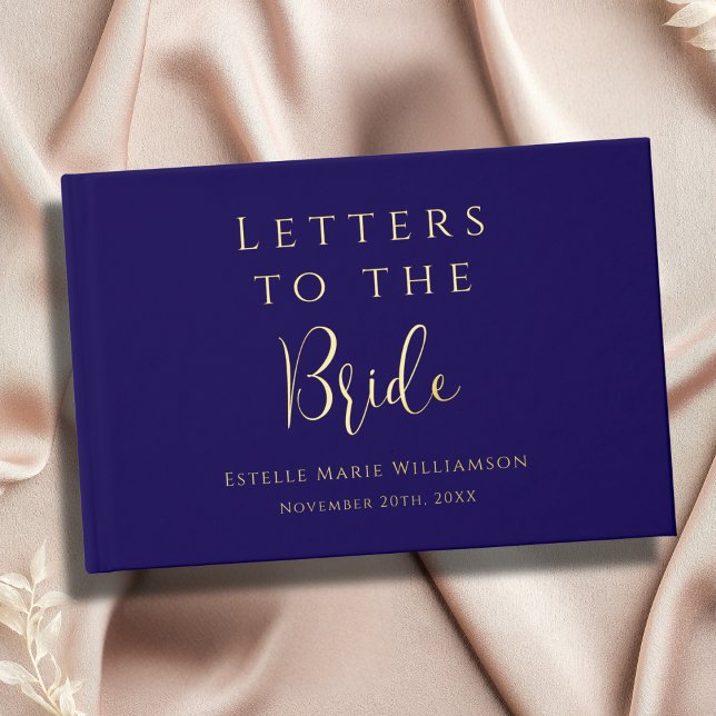 Custom Text Personalized Letters to the Bride  Guest Book (Creator Uploaded)