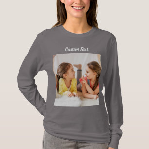 Custom Text Photo Personalized T-Shirt