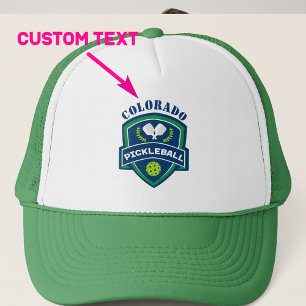 Custom text Pickleball Trucker Hat