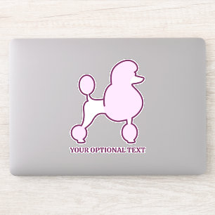Custom Text Pink Poodles