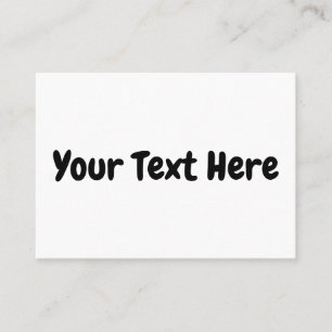 Custom Text  Place Card