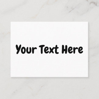 Custom Text Place Card