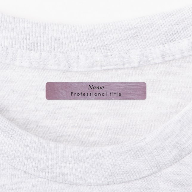 Custom text purple painted wall employee (Affixed)