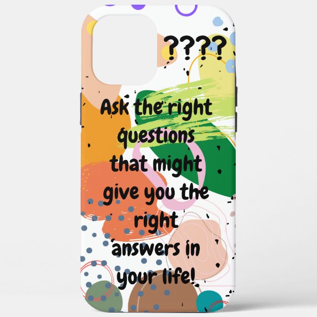 Custom text Quote or favourite idiom abstract whit Case-Mate iPhone Case (Back)