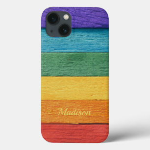 Custom Text Rainbow phone cases