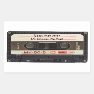 Custom Text / Retro Love Music Cassette Mixtape Sticker