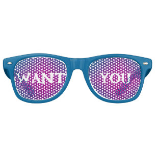 Custom Text  Retro Sunglasses