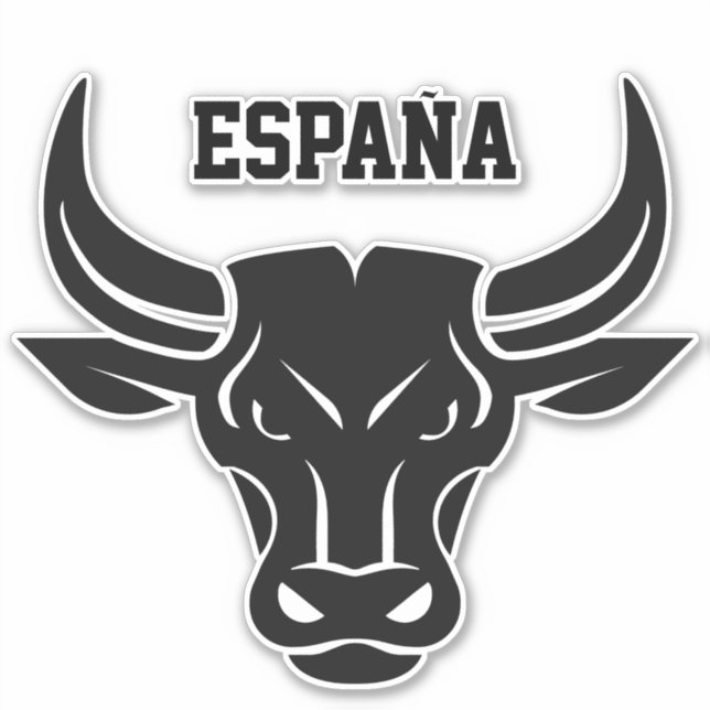 Custom text Stylized Bull (Front)