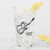 Custom Text Stylized Guitar