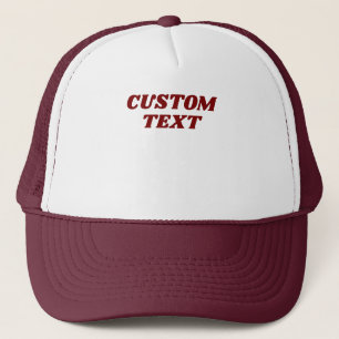 Custom Text Summer Beach Family Vacation Team Crew Trucker Hat