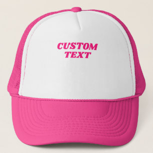 Custom Text Summer Beach Family Vacation Team Crew Trucker Hat
