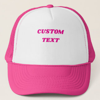 Custom Text Summer Beach Family Vacation Team Crew Trucker Hat
