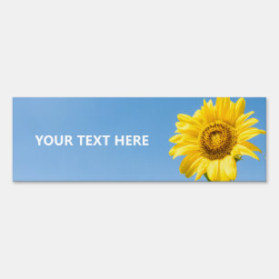 Custom text Sunflower Garden Sign