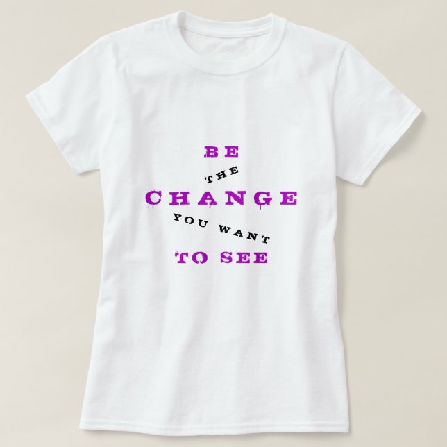 Custom Text T-Shirt - Choose Colours and Font (Design Front)
