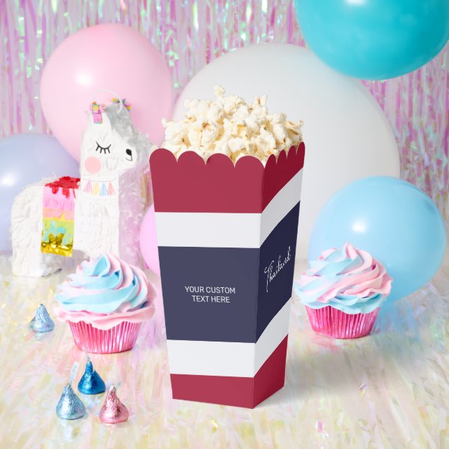 Custom Text Thailand Colours Favor Box (Party)