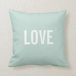 Custom Text Throw Pillows Template | LOVE