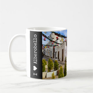 Custom text, trulli houses in Alberobello Coffee Mug