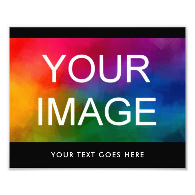 Custom Text Upload Family Event Wedding Photo (Front)