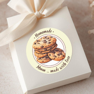 Custom text watercolor cookies sticker
